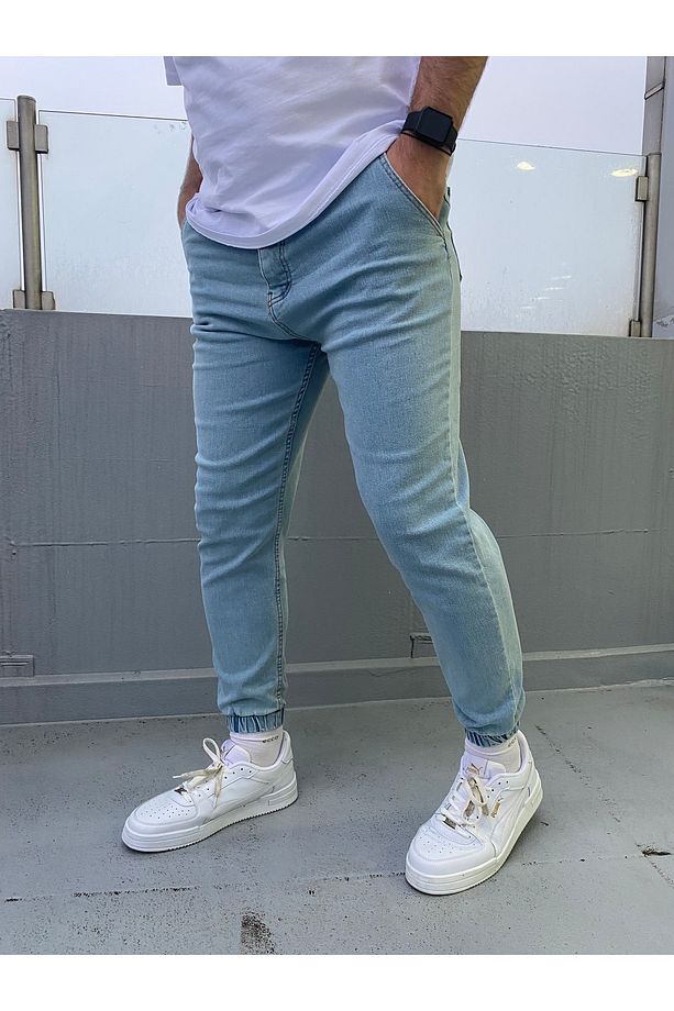 Paça Lastikli Jogger Kot Pantolon - 1