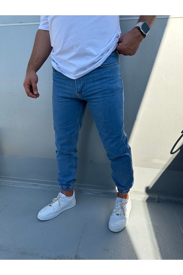 Füme Paça Lastikli Jogger Kot Pantolon - 2