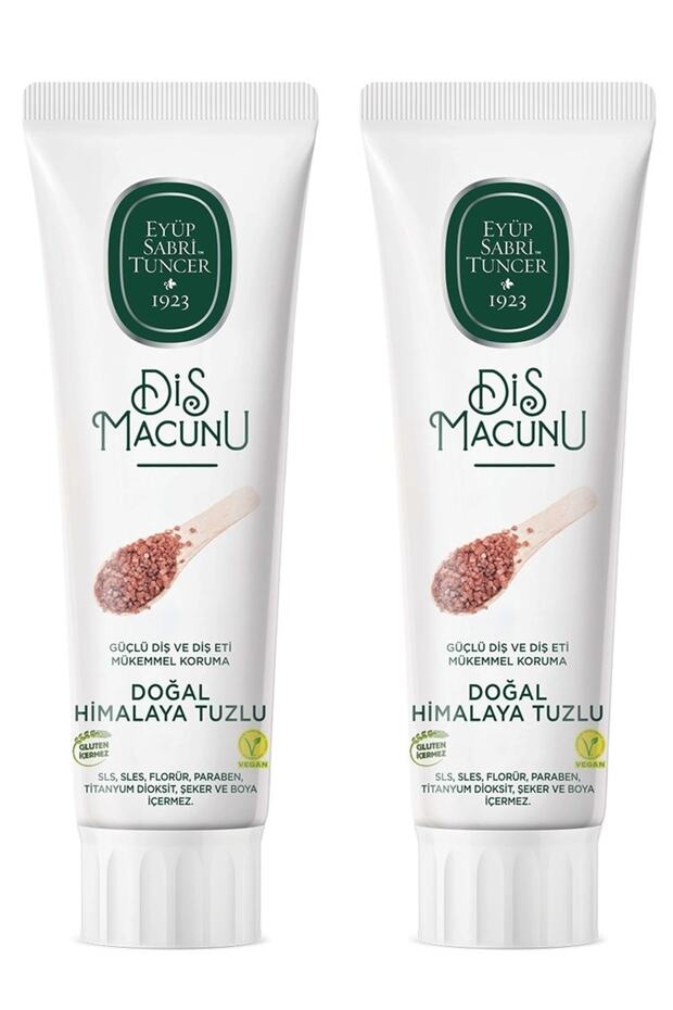 Diş Macunu 90 Ml - Doğal Himalaya Tuzlu X 2 Adet - 1