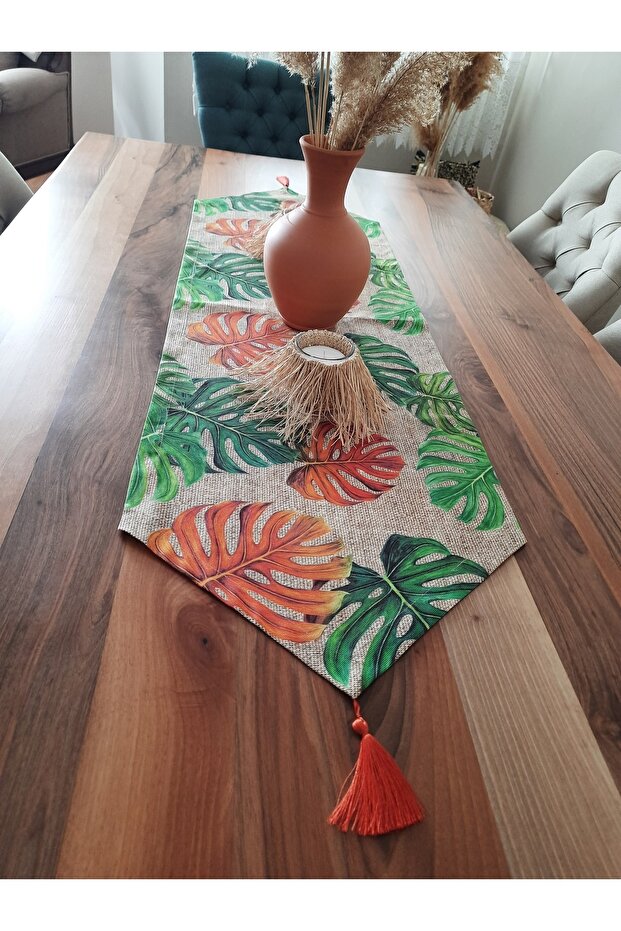 عداء مطبوع بنمط كيس ملون - 1