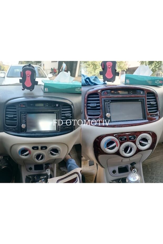 Hyundai Accent Era Mahogany Set of Veneers Mahogany Color