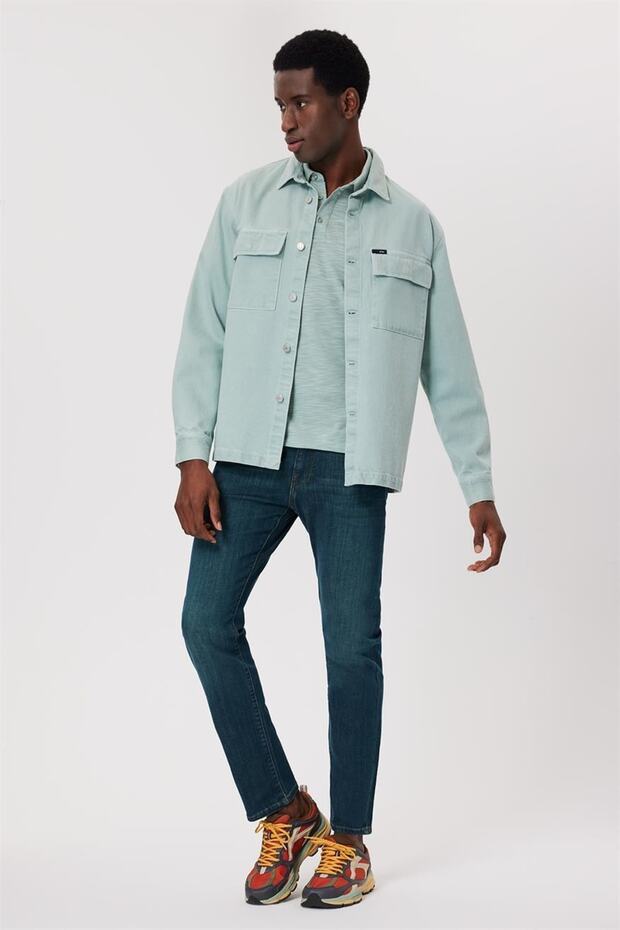 Karela Men's Woven Jacket Ever Green