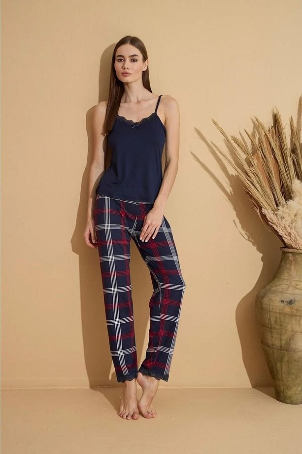 Kadın Milan Bambu Üçlü Pijama Takımı - 5