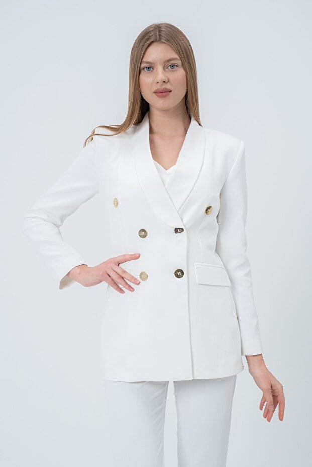 سترة بليزر ذات شكل مجفف - 5