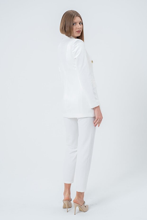 سترة بليزر ذات شكل مجفف - 6