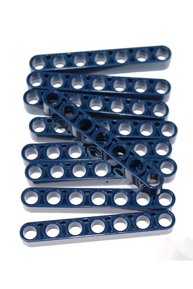 Original Technic Moc Custom Accessory Liftarm 1 X 7 Thick - Navy Blue 4 Pieces Will Be Sent