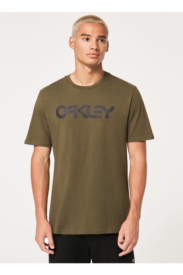 Crew Neck Printed Green - Black Men's T-Shirt Foa404011 Mark Ii Tee 2.0