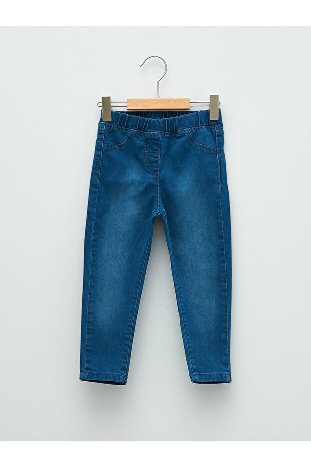 Basic Jean Pants for Baby Girl - Elastic Waist