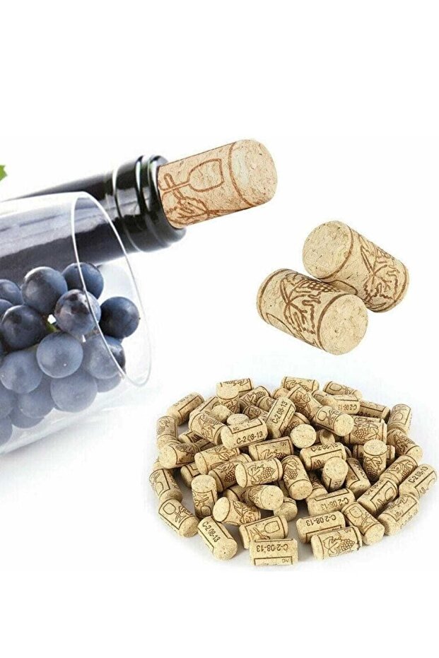 200 Bottle Corks. Natural Cork Stopper. Wine Bottle And Oil Can Cork Diameter: 23.5mm Length: 38mm