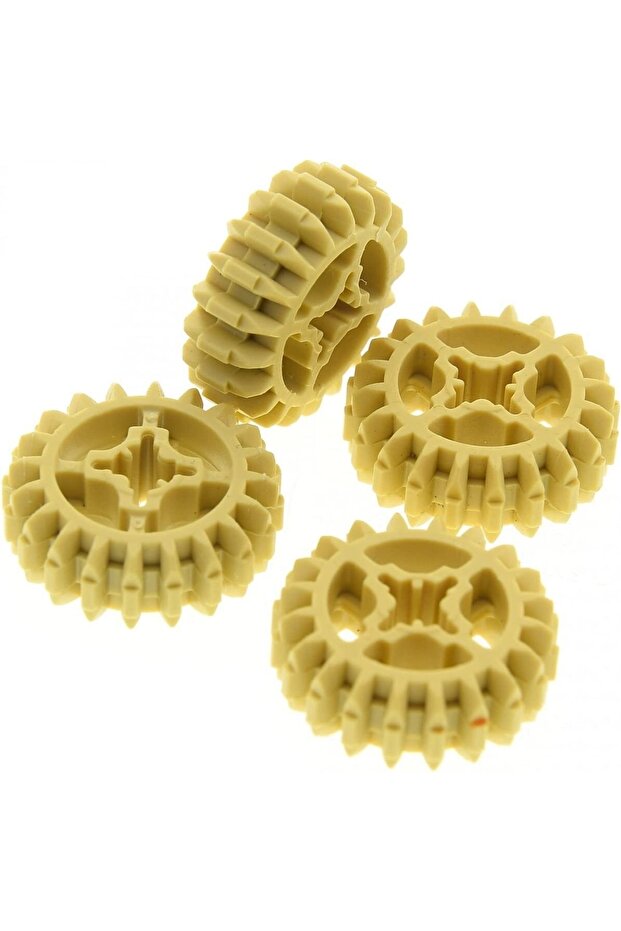 Technic Custom Accessory Gear 20 Tooth 20 Tooth Clutch Gear Tan 2 Pieces Will Be Sent