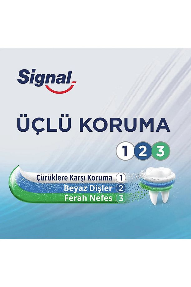Diş Macunu Üçlü Koruma Ekonomik Paket 50 ml X4 Adet Set - 5