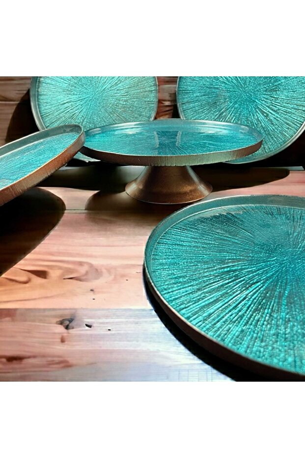 Glass Cake Plate and Cake Stand Cake Set - 1