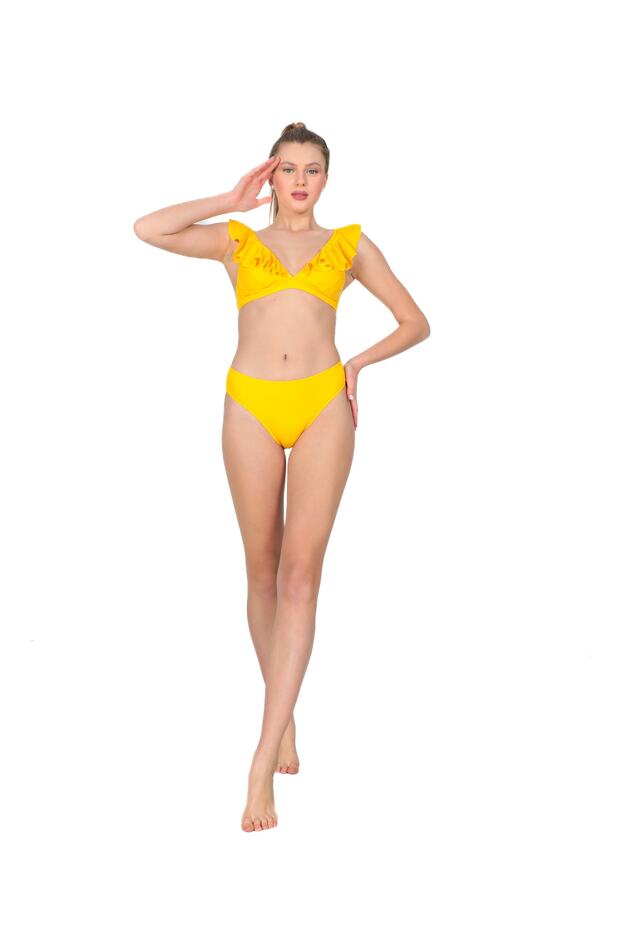 Valonlu Bikini Sarı - 4