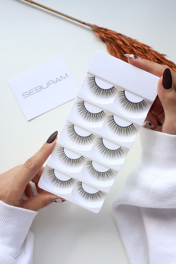 3d Kirpik Uzun Kirpik 5'li Kirpik Uzun Hacimli Takma Kirpik 3d Kirpik - 6