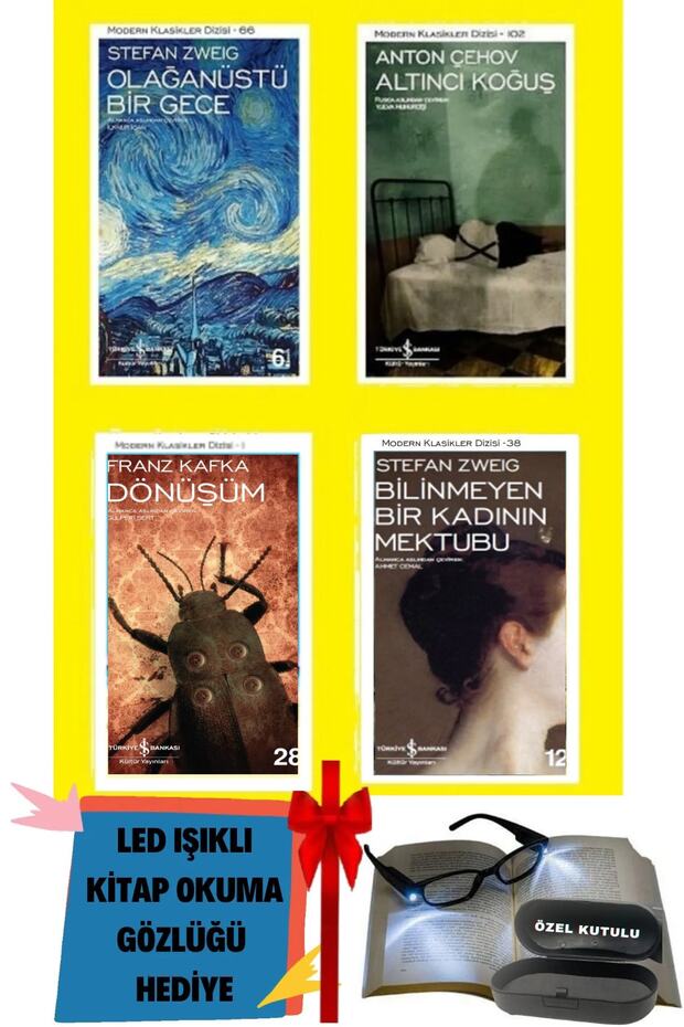 Modern Klasikler Dönüşüm-olağan Üstü Bir Gece-altıncı Koğuş-bilinmeyen Bir Kadının Mektubu
