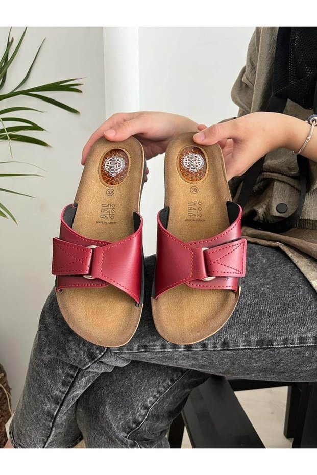 Elispoly Women's Slippers Heel Spur Compatible Gel Heeled Slippers Street Beach Balcony Bathroom Slippers