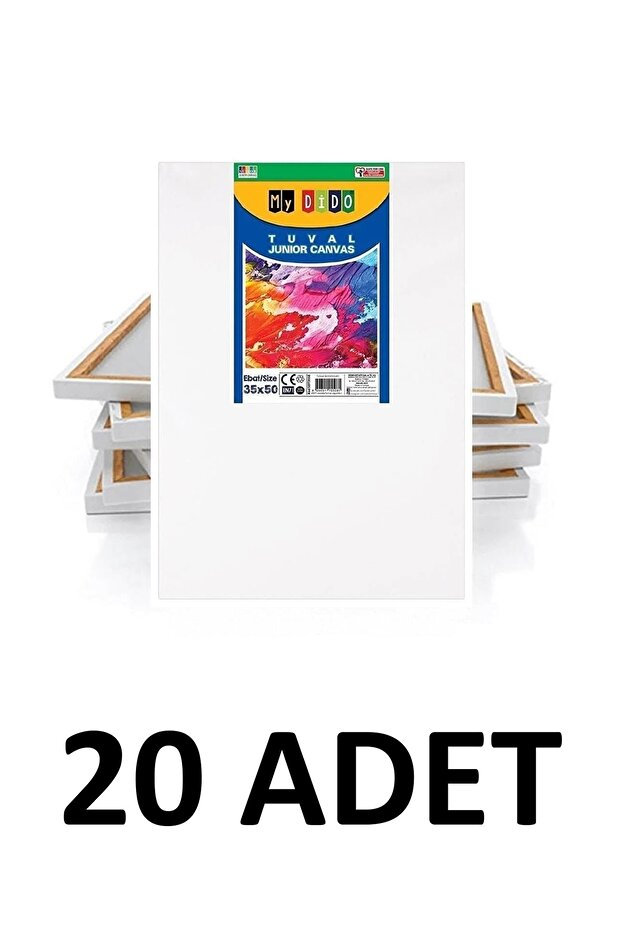 20 Adet My Dido Tuval 35x50 Cm Arkadan Zımbalı - 1