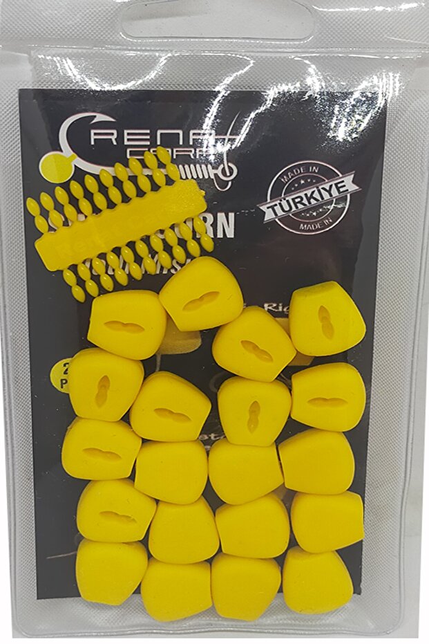 12 Mm Yüzen Silikon Mısır Yapay Yem ( 20 Adet) - 1