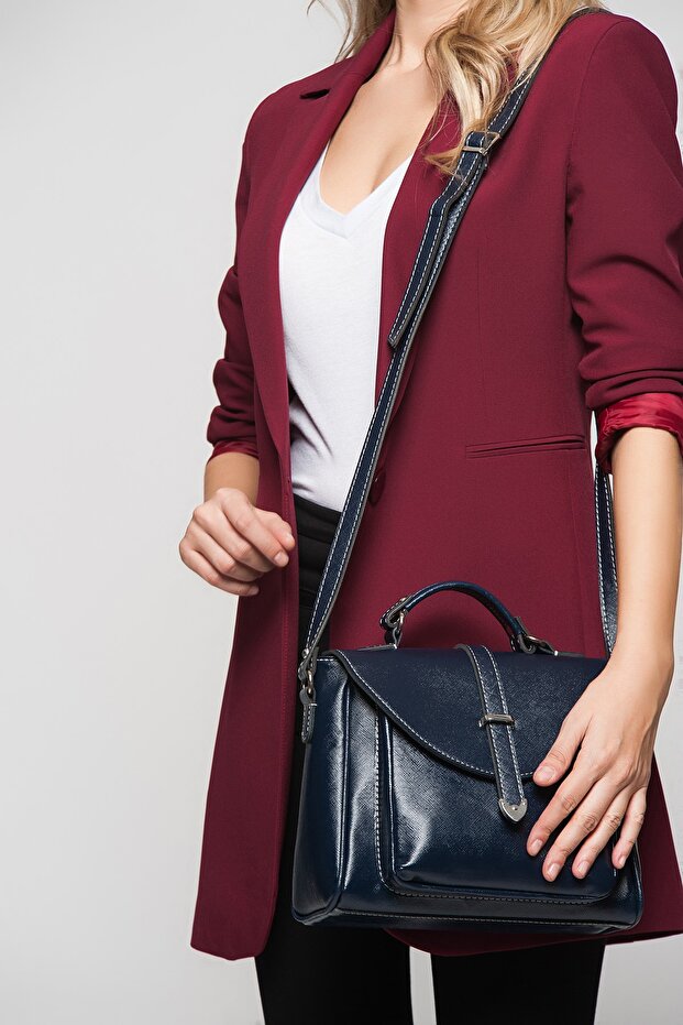 Navy Blue Women's Bag 843