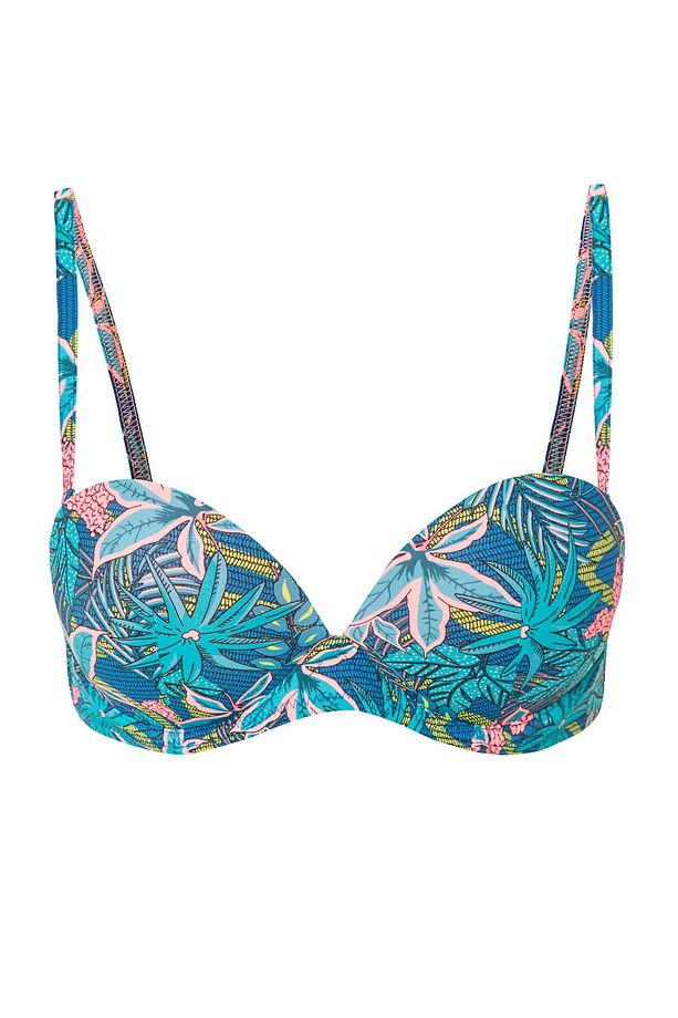 Kadın Saks Push-Up Bikini Üstü PPRNFRSP17IY - 4