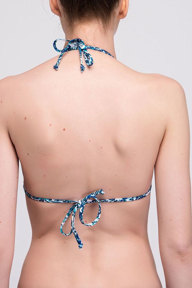 Kadın Desenli Üçgen Bikini Üstü CTFD102B05 - 2
