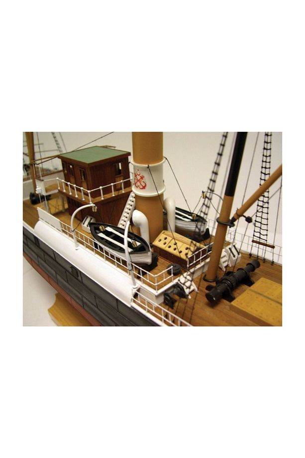 1/87 Ölçek, 123 Bandırma Vapuru, Ahşap Maketi - 2