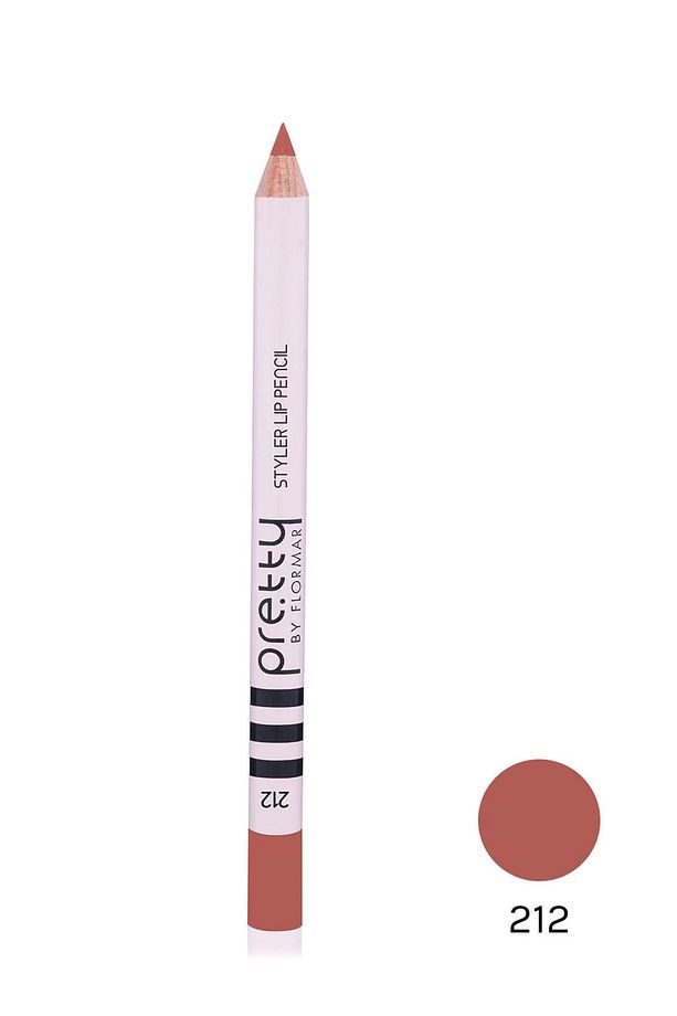 Dudak Kalemi - Pretty By Flormar Styler Lipliner 212 Parisian Pink 8690604469840 - 1