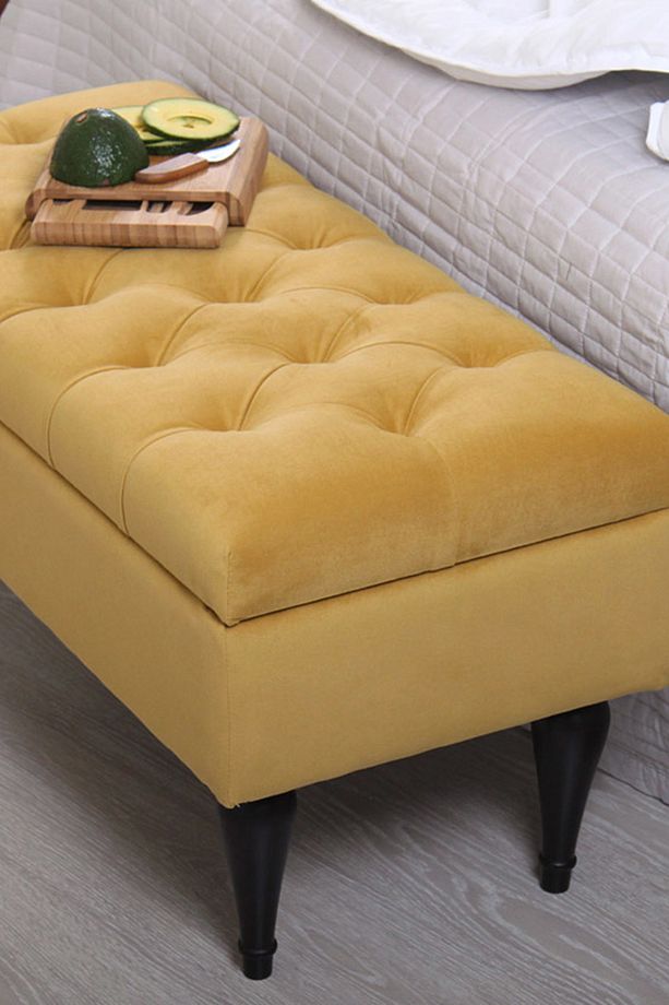 Maye Sandıklı Puf(SARI) - 1