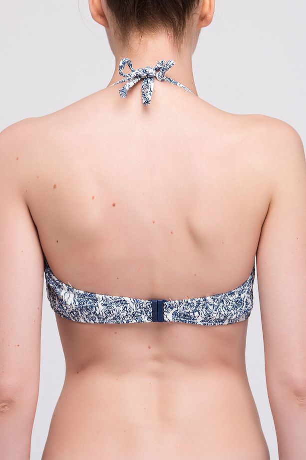 Kadın Lacivert Büstiyer Model Bikini Üstü CCRD102B01 - 2