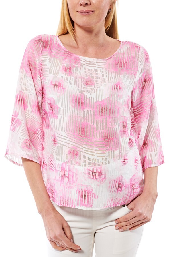 Patterned Maternity Patterned Blouse Bm273 - 1