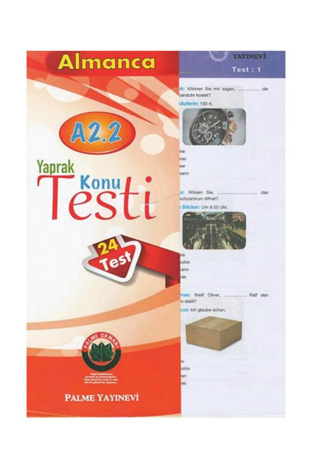 Palme Yaprak Test Almanca Konu A2.2 - 1