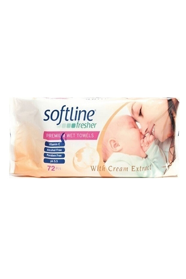 Softline Islak Mendil 72'li - 1