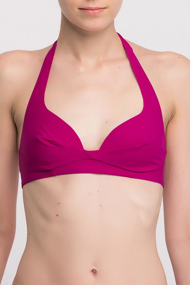 Kadın Mürdüm Balkon Model Bikini Üstü CBAD102B15 - 1