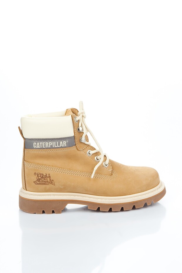 Cat Genuine Leather Honey White Women's Boots T0111000101