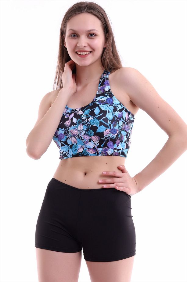 Aykum,şortlu Badi Bikini Takımı,( Şortu Astarlı) - 3