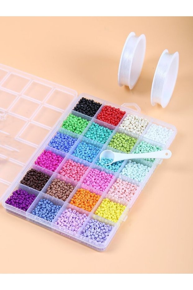 24 Types of Sand Beads Set in a Box of 24 Design Yourself