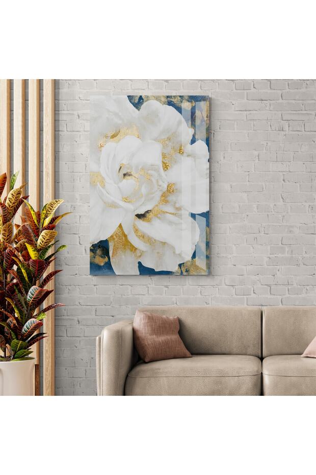 Çiçekler Cam Tablo - 5