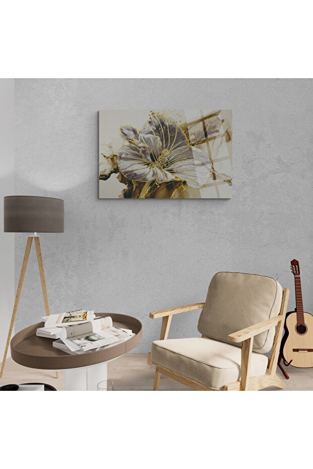 Çiçekler Cam Tablo - 3