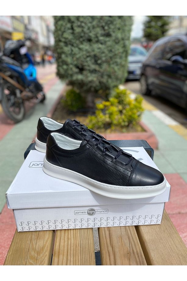 5569 Deri Casual Sneaker Erkek Ayakkabı - 1
