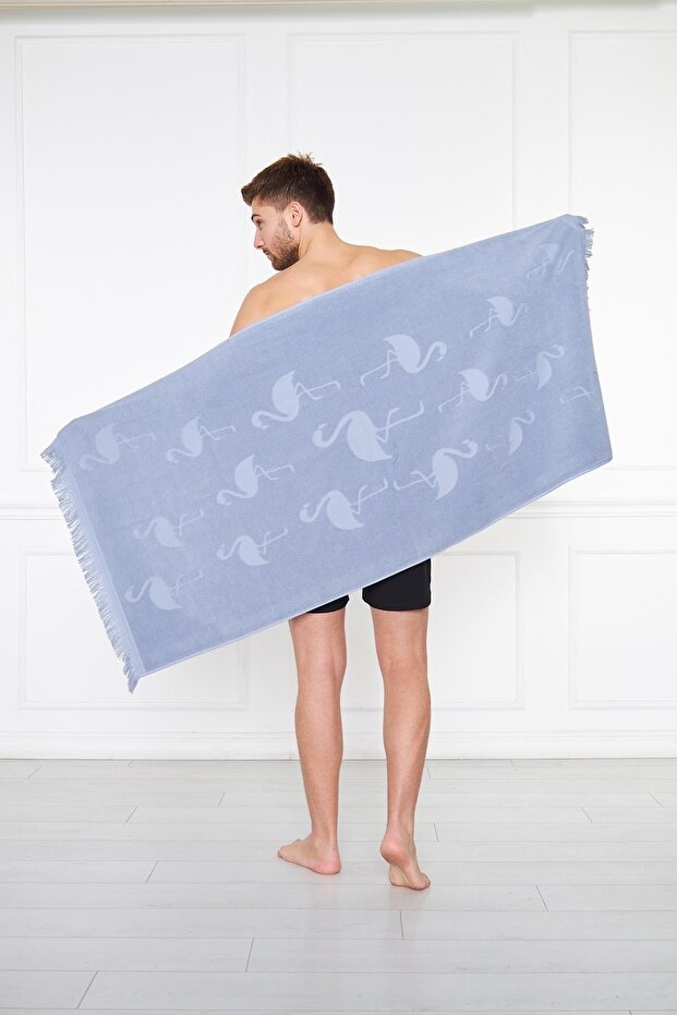 Flamingo Plaj Havlusu - 1