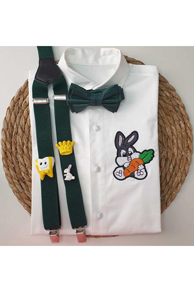 Special Sling Bow Tie Shirt for Teeth Party