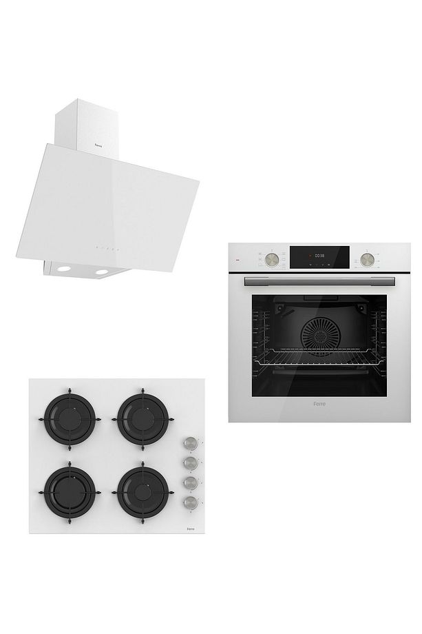 Flowart Cs Serisi Inizio Beyaz Ankastre Set (d078 - Cs206 -qms63cb ) - 1