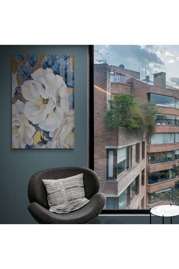 Çiçekler Cam Tablo - 3