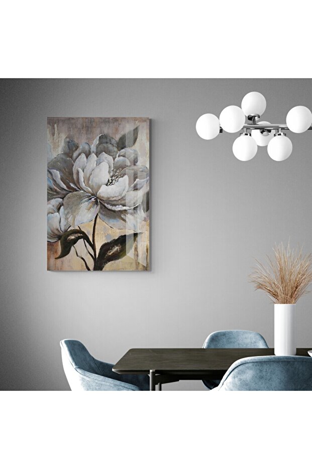 Çiçekler Cam Tablo - 2