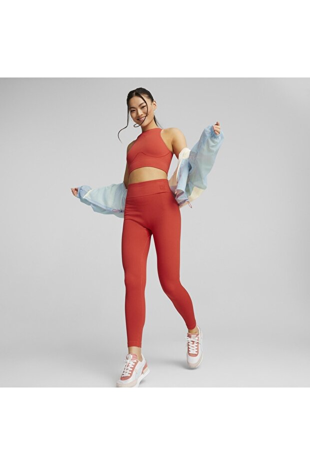 Infuse EvoKnit Cropped Top Burnt Red - 6