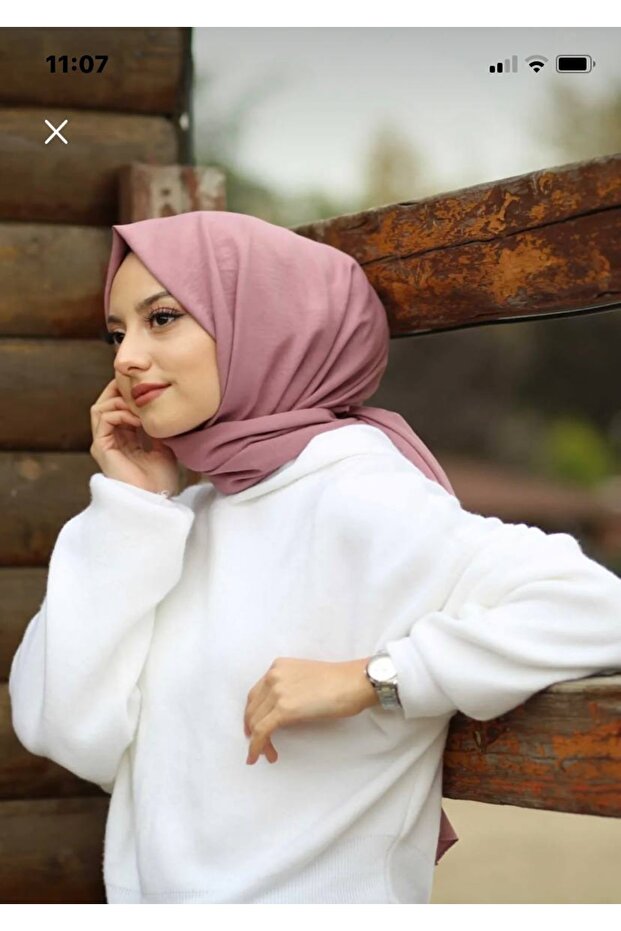 وشاح للنساء للمحجبات من قطن مجعد، طراز Jazz