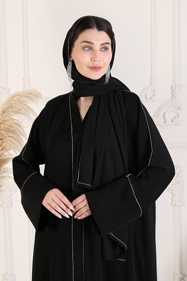 Luxury Abaya Quality Abaya Outerwear Original Dubai Silk Fabric Stylish Abaya Clothing