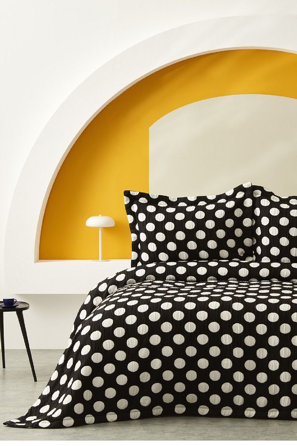 Point Tek Kişilik Yatak Örtüsü Black - 2