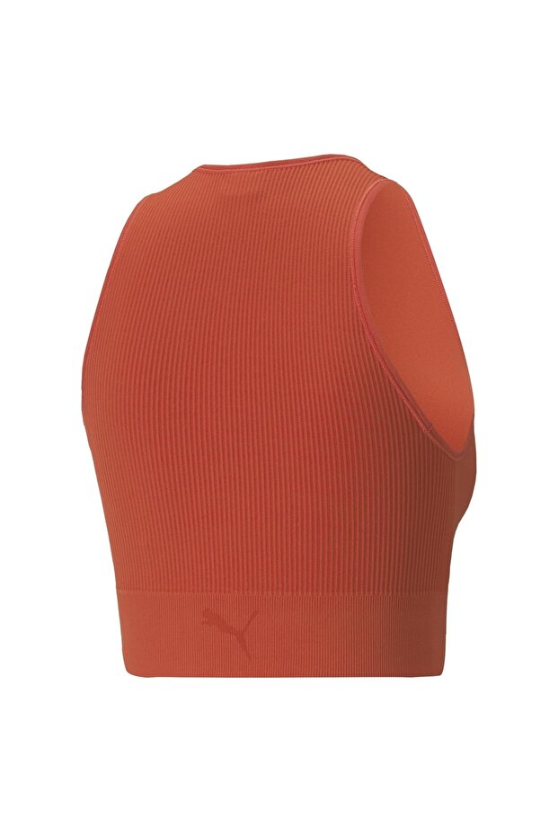 Infuse EvoKnit Cropped Top Burnt Red - 2