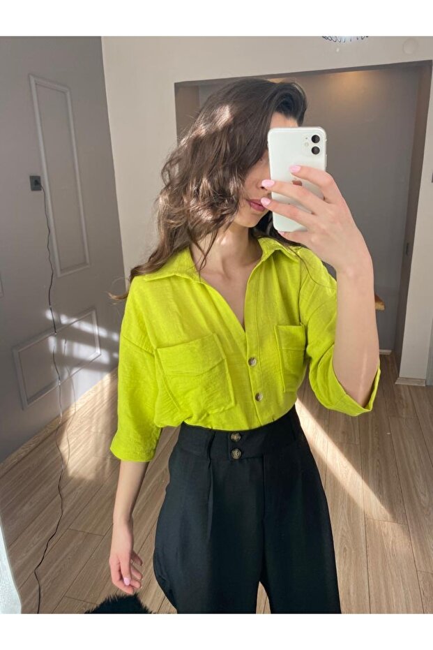Crop Gömlek - 4